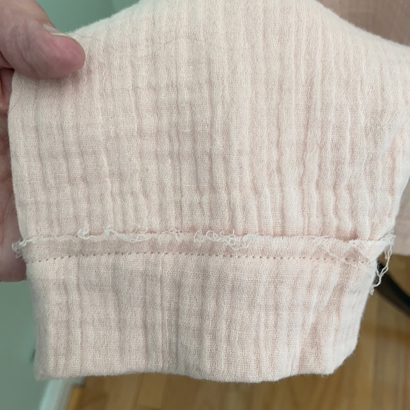 C & C California pale dusty pink hooded shirt Size Large. NWT - Picture 7 of 9